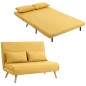 Sofá Cama 2 Plazas 3en1 Lino | 5 Posiciones | 195x120 cm