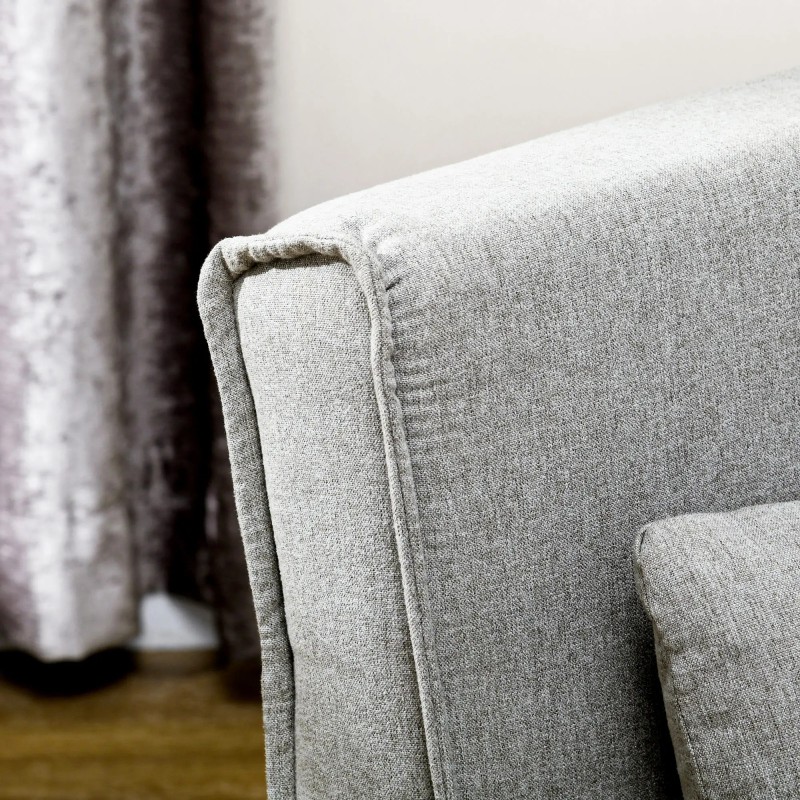 Sillón Cama 3en1 Lino Sintético | 6 Posiciones | 72x190 cm | 120 kg