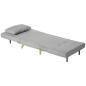 Sillón Cama 3en1 Lino Sintético | 6 Posiciones | 72x190 cm | 120 kg