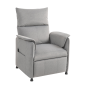 Sillón Relax Eléctrico Motor sin Escobillas Gris | Reclinación 160°