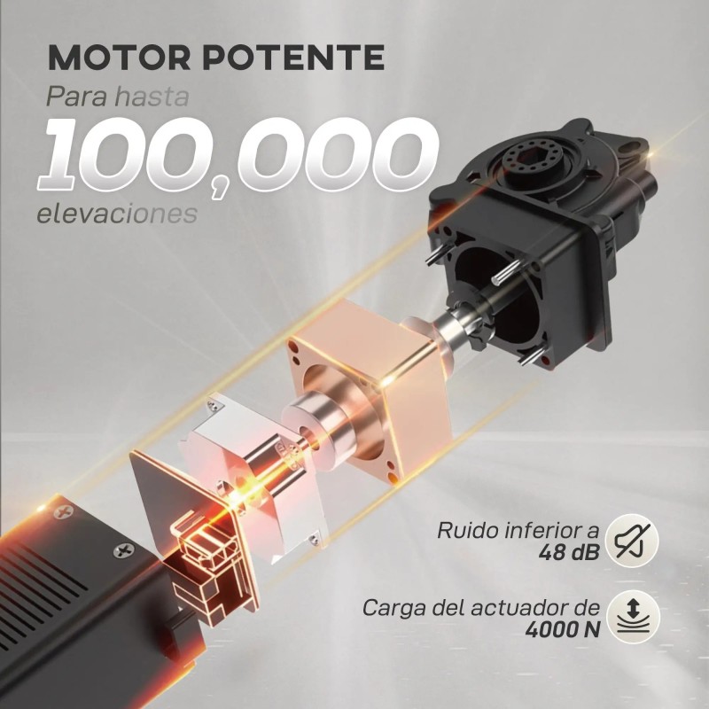 Sillón Relax Eléctrico Motor sin Escobillas Gris | Reclinación 160°
