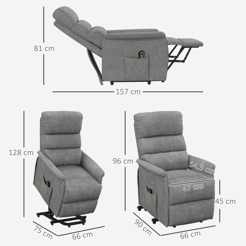 Sillón Relax Elevador Eléctrico Levanta Personas | Movilidad Reducida