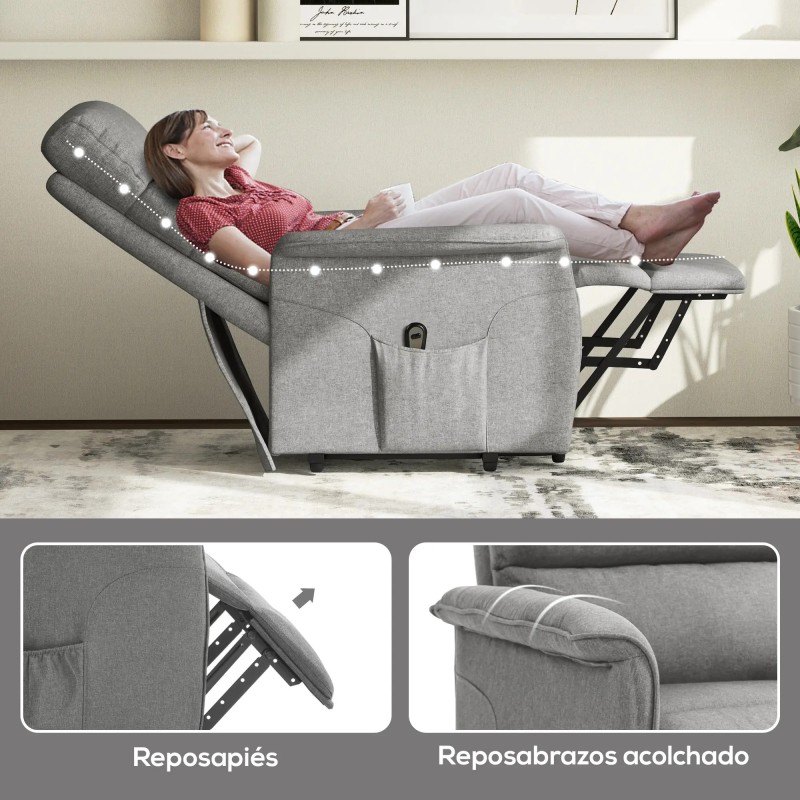 Sillón Relax Elevador Eléctrico Levanta Personas | Movilidad Reducida