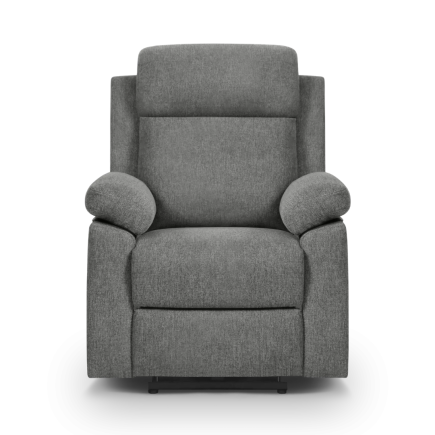 Sillón Relax Eléctrico Kora 1 Motor Sincronizado USB Gris Oscuro