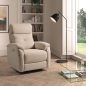 Sillón Relax Eléctrico Atlanta | Apoyo Cervical | Beige