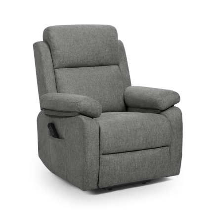 Sillón Relax Mónaco 2 Motores Power-Lift Bandeja | USB-C | Gris
