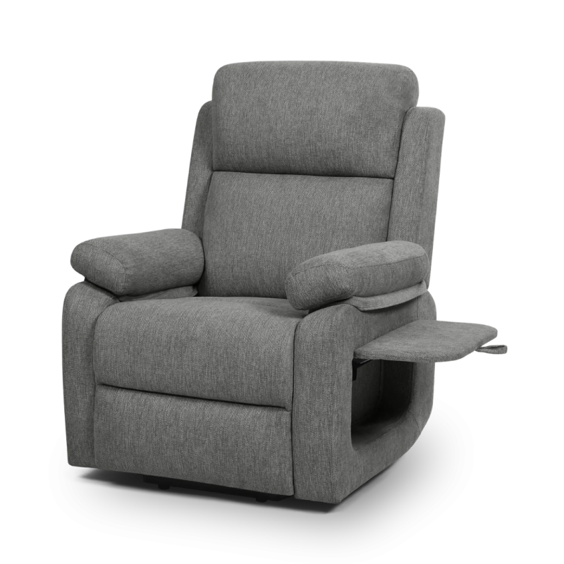 Sillón Relax Mónaco 2 Motores Power-Lift Bandeja | USB-C | Gris
