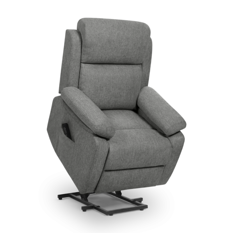 Sillón Relax Mónaco 2 Motores Power-Lift Bandeja | USB-C | Gris