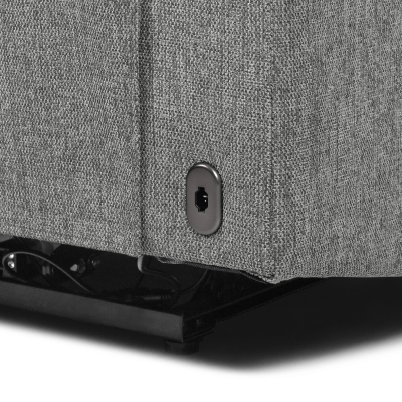 Sillón Relax Mónaco 2 Motores Power-Lift Bandeja | USB-C | Gris