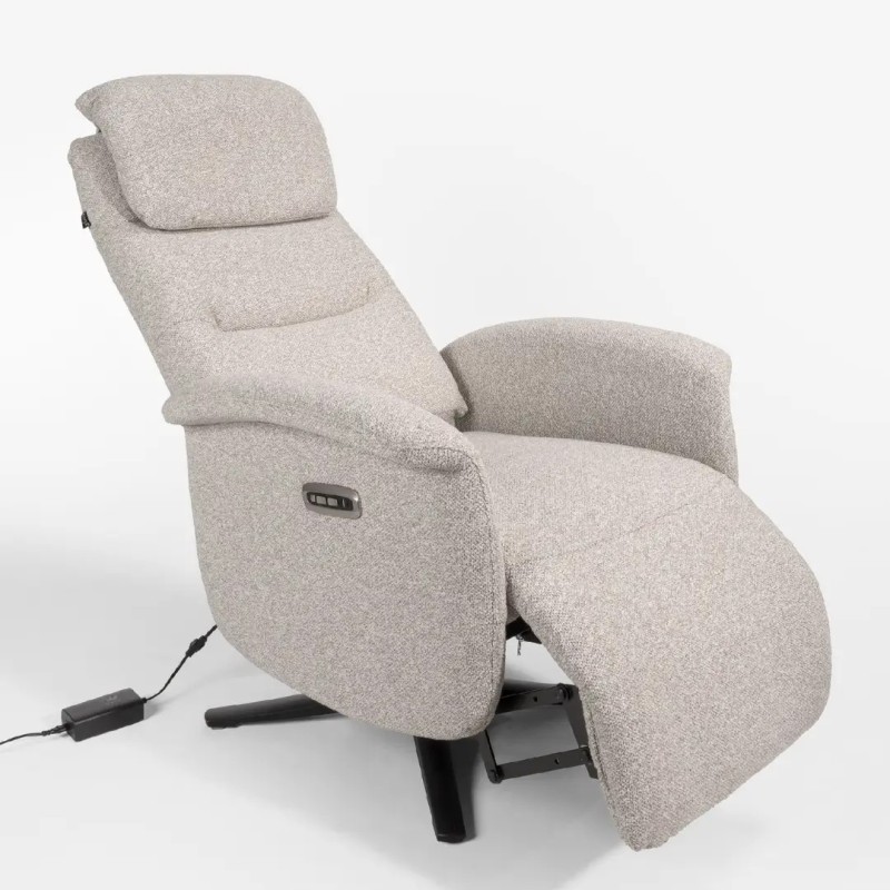Butaca Relax Eléctrica Giratoria Elia 2 Motores | USB | Base 360°