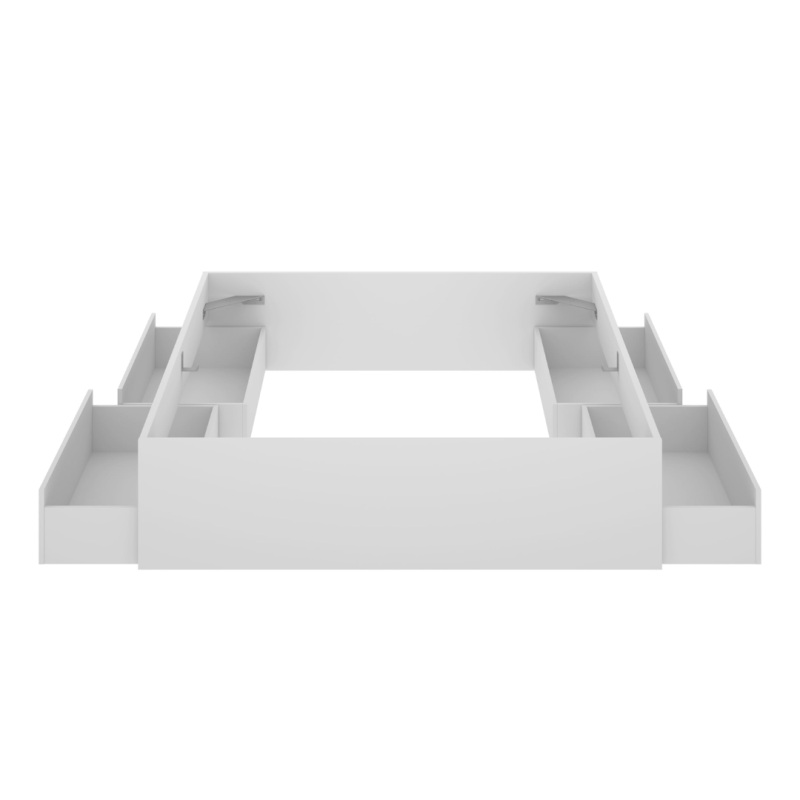 Cama Doble con 4 Cajones Blanco Artik | 150x190