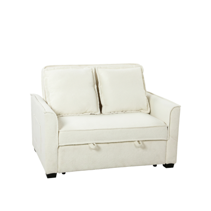 Sofá Cama 2 Plazas Clic Clac | 3 en 1 con Bolsillos y 2 Almohadas
