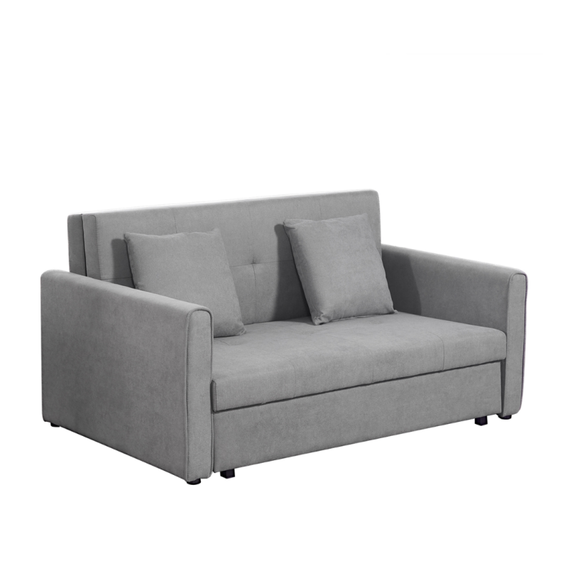 Sofá Cama 2 Plazas con Almacenaje | Poli Algodón | 152x101x81 cm