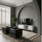 Mueble TV Campus 180 cm | 2 Puertas, 2 Cajones y Huecos Abiertos