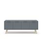 Mueble TV Pisco 140 cm | 4 Puertas Verde Kaki Estilo Nórdico