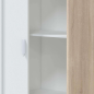 Armario Puertas Correderas 120cm Roble y Blanco | Muebles Tam Tam