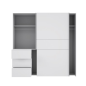 Armario Blanco 200cm con 3 Cajones | Muebles Tam Tam