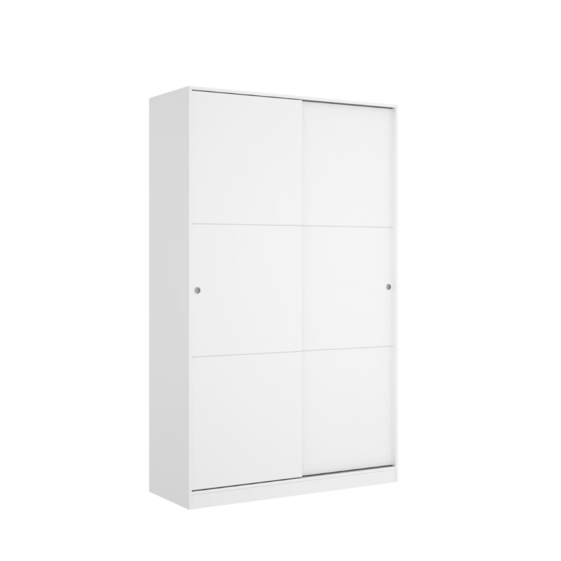 Armario Blanco Brillo 120cm Puertas Correderas | Muebles Tam Tam