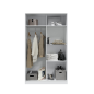 Armario Blanco Brillo 120cm Puertas Correderas | Muebles Tam Tam