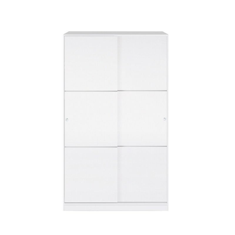 Armario Blanco Brillo 120cm Puertas Correderas | Muebles Tam Tam