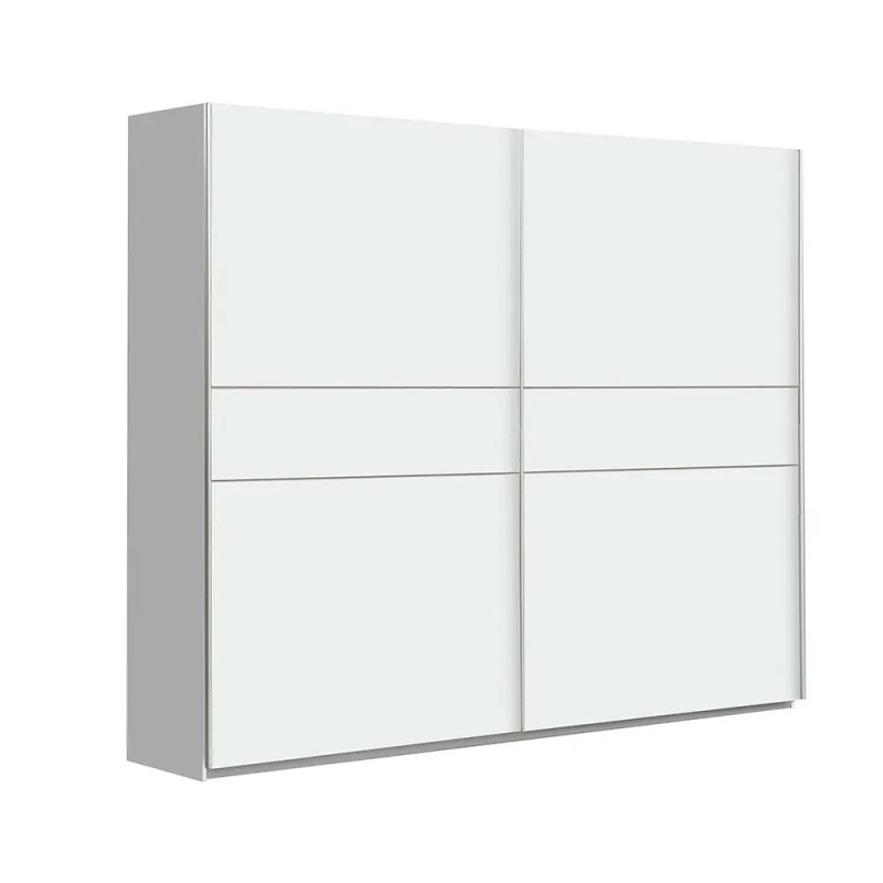 Armario Dormitorio 220 cm Puertas Correderas Blanco Mate
