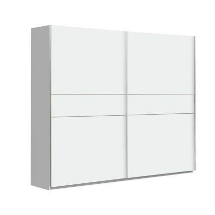 Armario Dormitorio 220 cm Puertas Correderas Blanco Mate