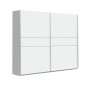 Armario Dormitorio 220 cm Puertas Correderas Blanco Mate
