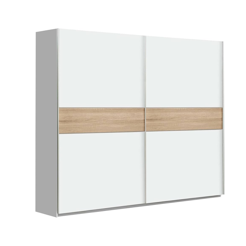 Armario Dormitorio 220 cm Puertas Correderas Blanco Mate