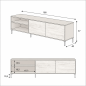 Mueble TV VANYA 180 cm