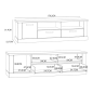 Mueble TV Mokka 180 cm