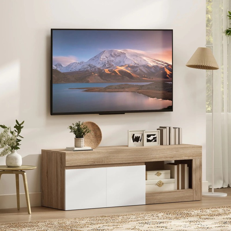 Mesa de TV con puertas práctica y elegante | Muebles TamTam