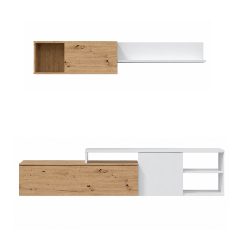 Mueble televisión Blanco - 40% Oferta en Muebles