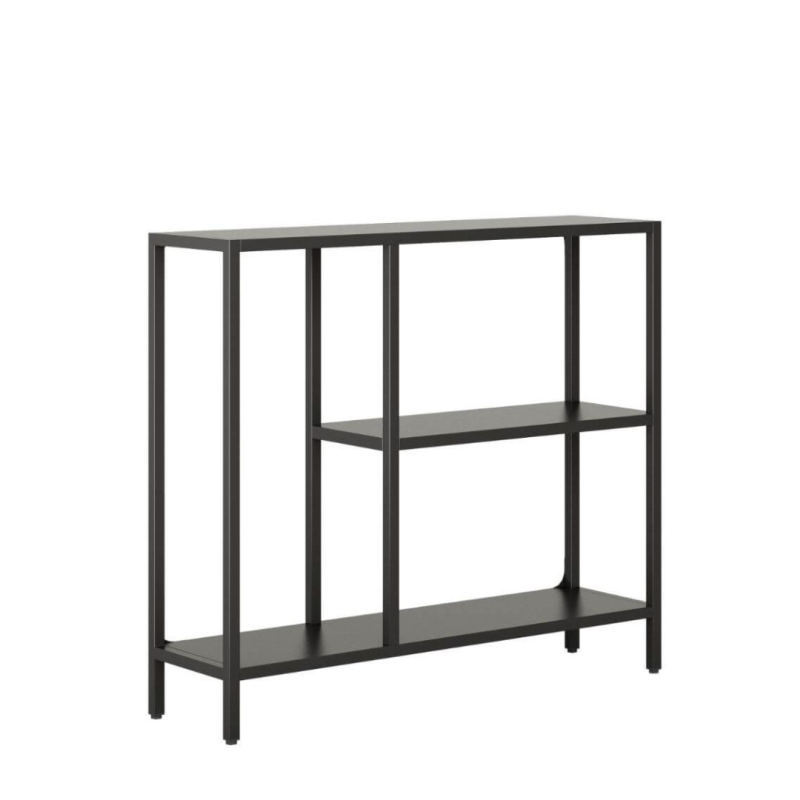 Estantería Recibidor Titania 90 cm Metálica Negra