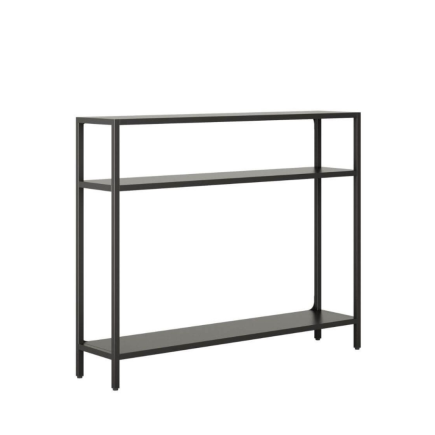 Estantería Recibidor Titania 110 cm Metálica Negra