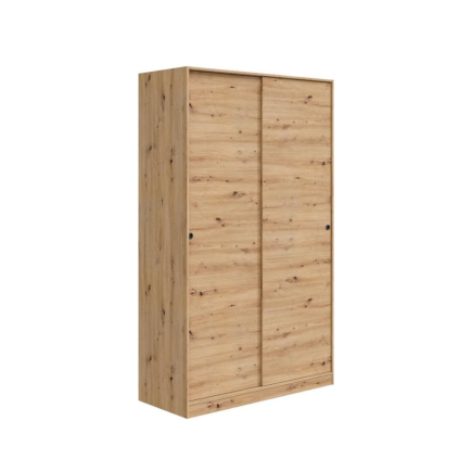 Armario Puertas Correderas 120 cm Roble Nodi