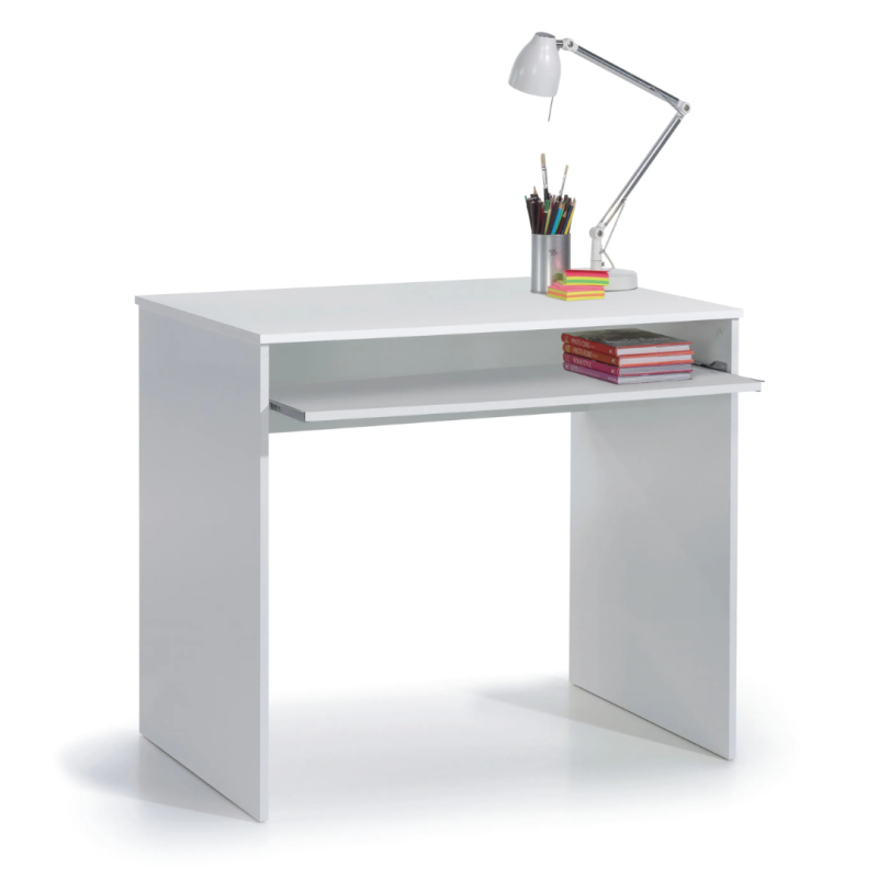 Escritorio i-JOY 90 cm Blanco Artik con Bandeja