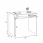 Escritorio i-JOY 90 cm Blanco Artik con Bandeja
