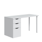 Escritorio Athena 138 cm Blanco Artik Reversible