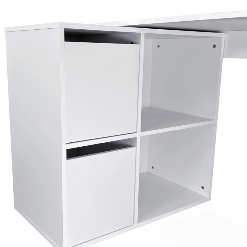 Escritorio Adapta 120 cm Blanco Artik Angular