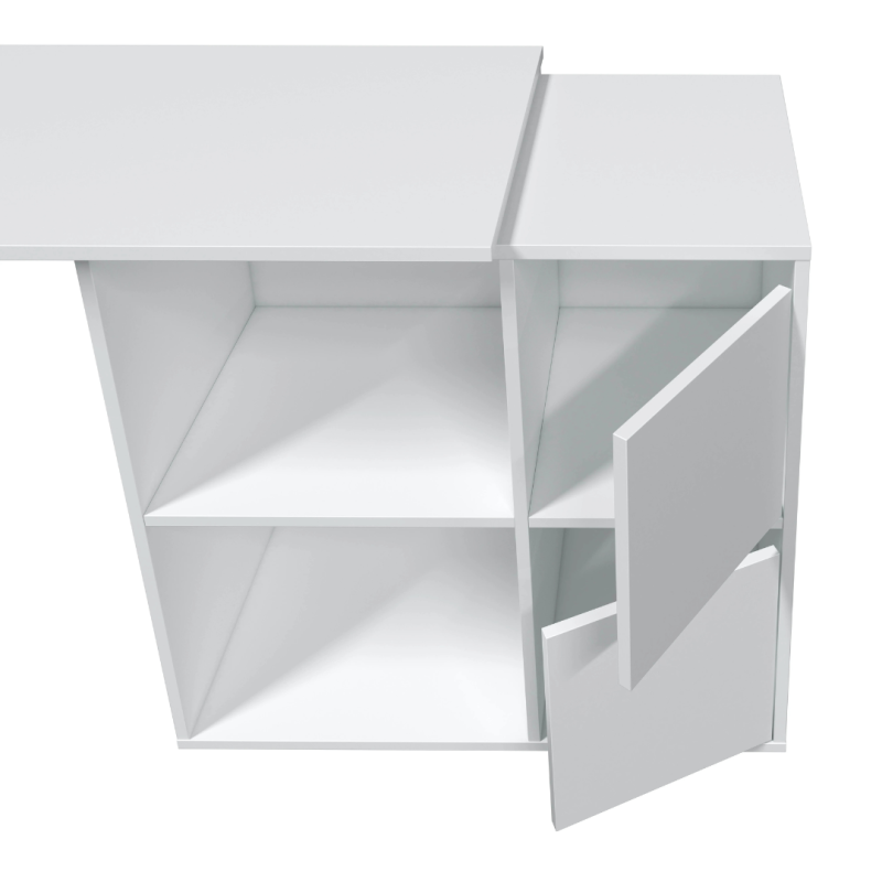 Escritorio Adapta 120 cm Blanco Artik Angular