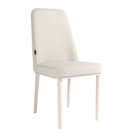 Pack 4 Sillas Tromso Tapizadas Patas Marfil