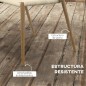 Pack 2 Sillas Wynn Roble y Crema Midcentury