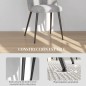 Pack 4 Sillas Terciopelo Respaldo Alto 50 cm