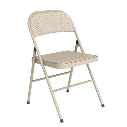 Set 2 Sillas Plegables Tapizadas 45 cm