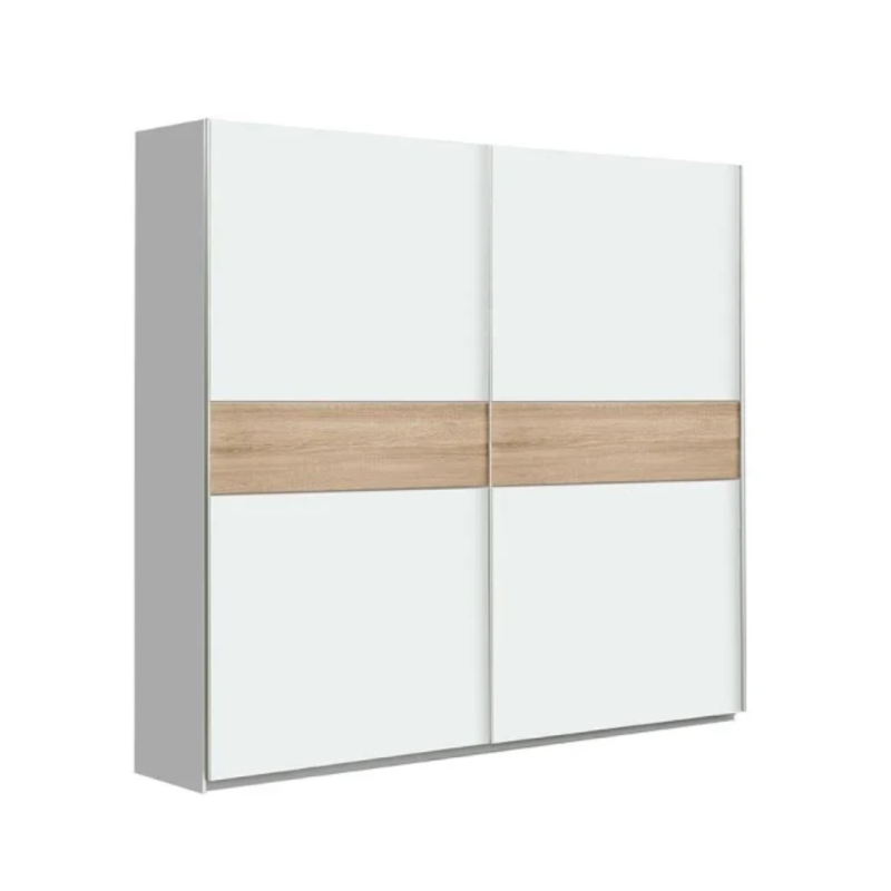 Armario Correderas 200 cm Blanco Mate