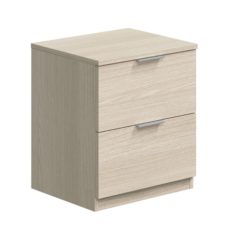 Mesita de Noche Low Cost 38 cm 2 Cajones