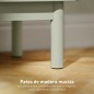 Mesita de Noche Cannage 40 cm Verde Claro