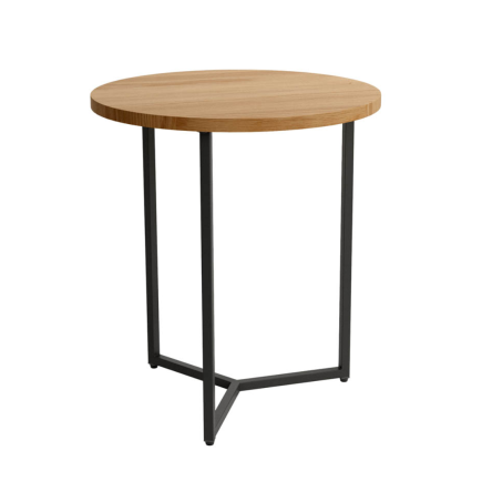 Mesa Auxiliar Austral 45 cm Roble y Negro