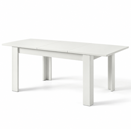 Mesa de Comedor Extensible Blanca 140 a 190 cm