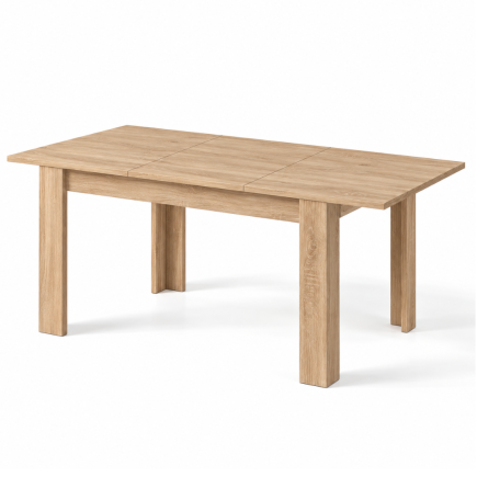 Mesa de Comedor Extensible Roble 140 a 190 cm